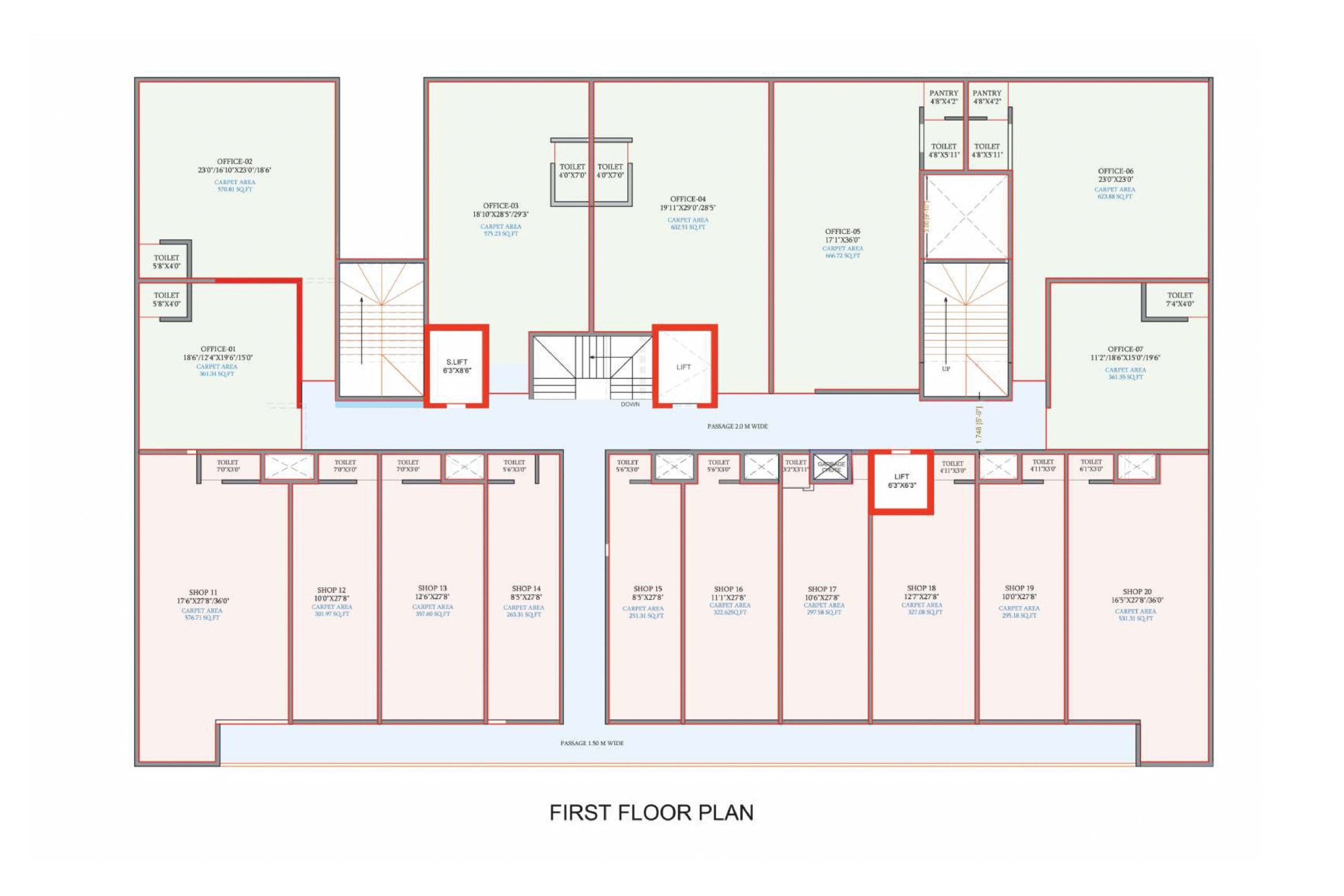 1st Floor Plan