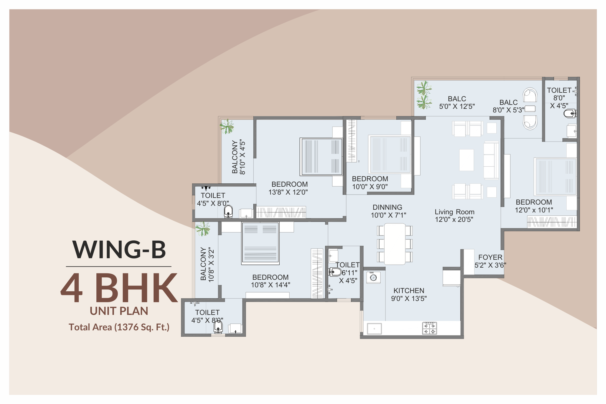 4 BHK B Wing 