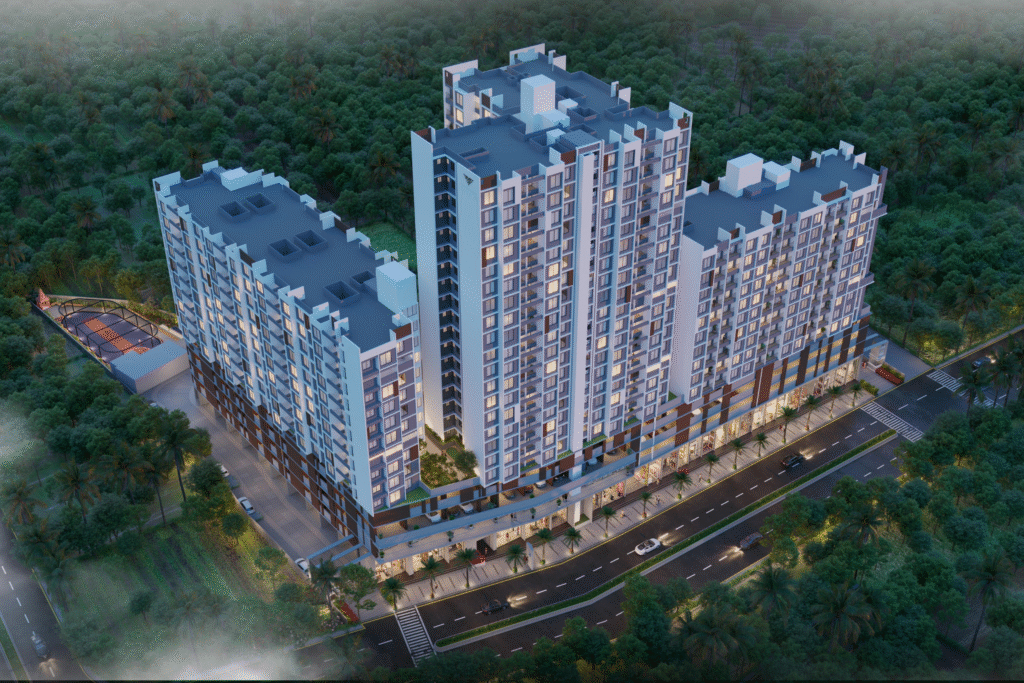Platinum City Light 2 & 3 BHK Apartments for Sale in Moshi"