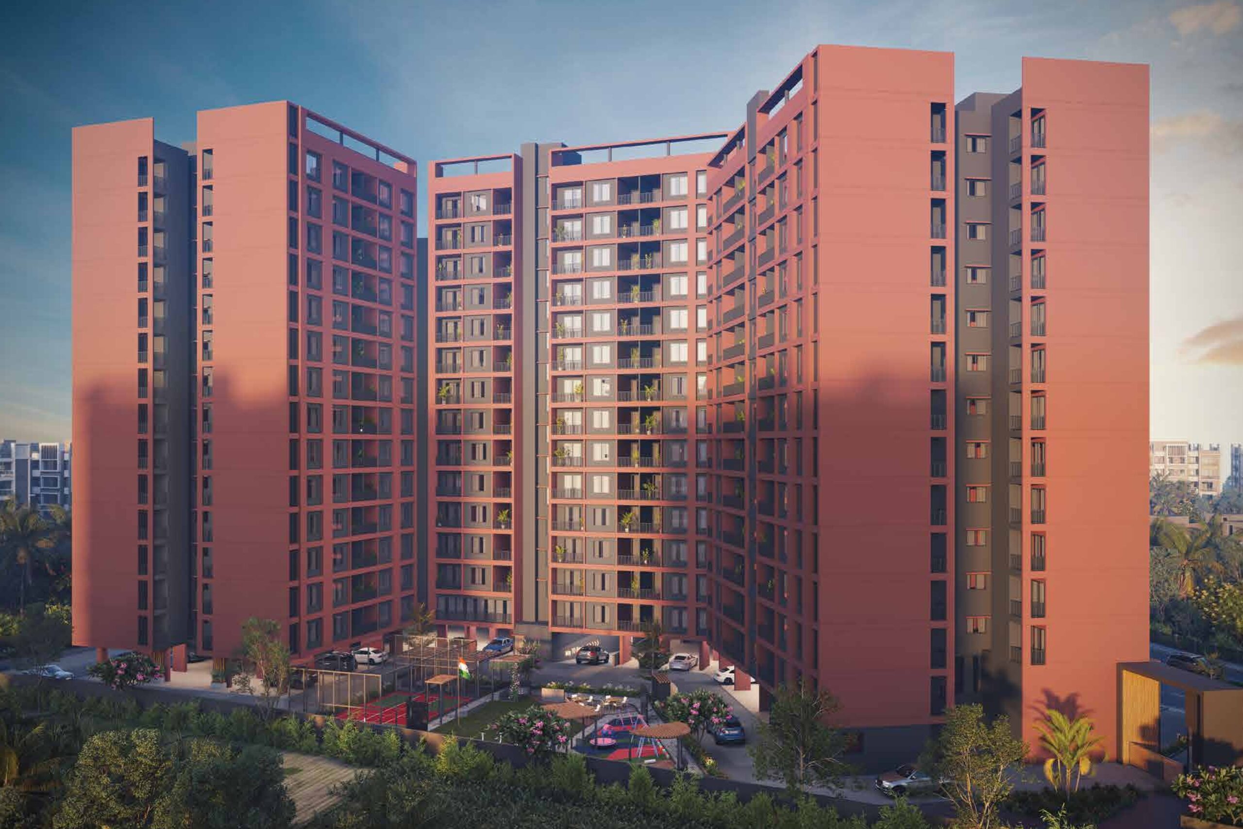 Coral Nest 2 BHK Apartments for Sale in Moshi"
