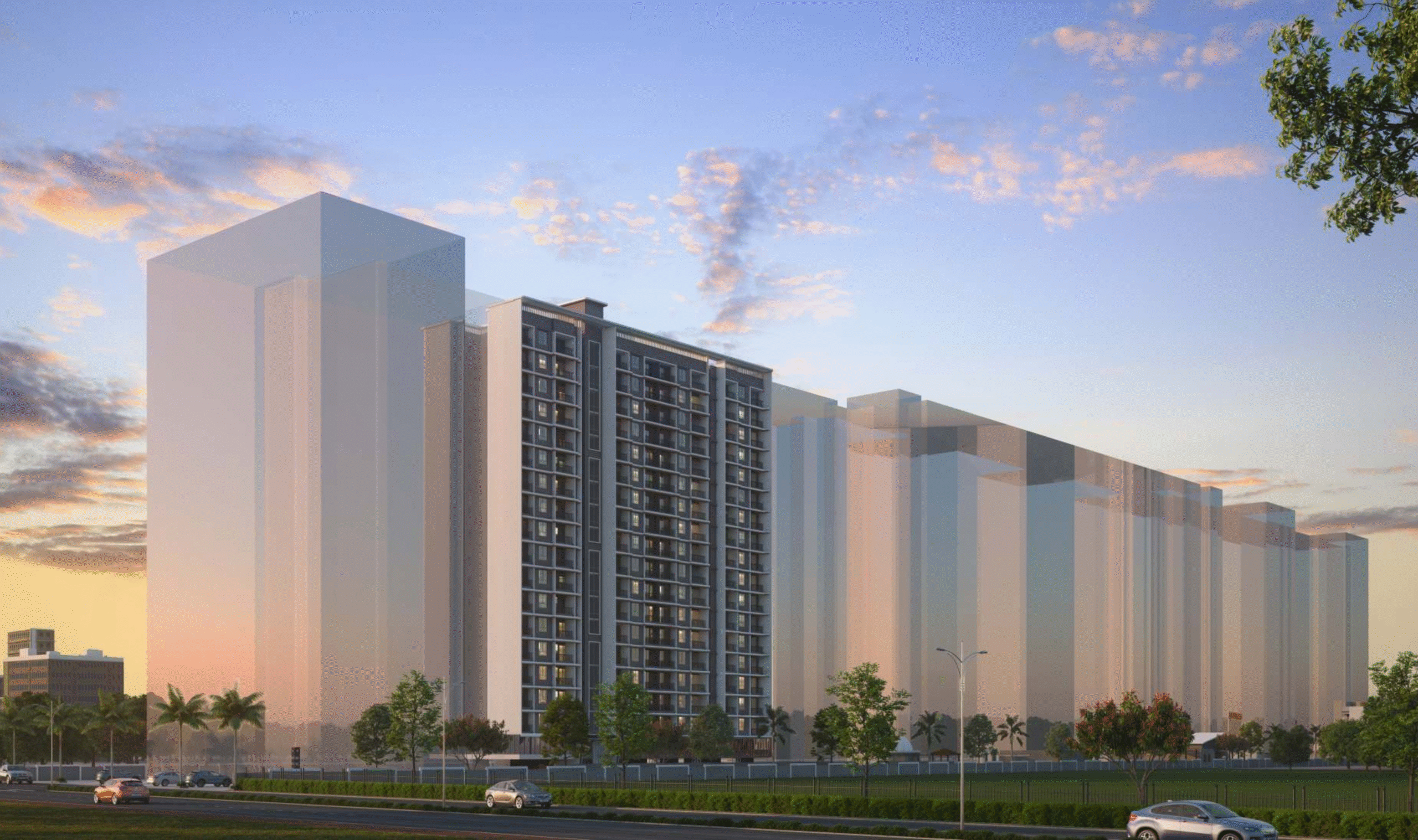 Opal properties 2 & 3 bhk flat sale in charholi