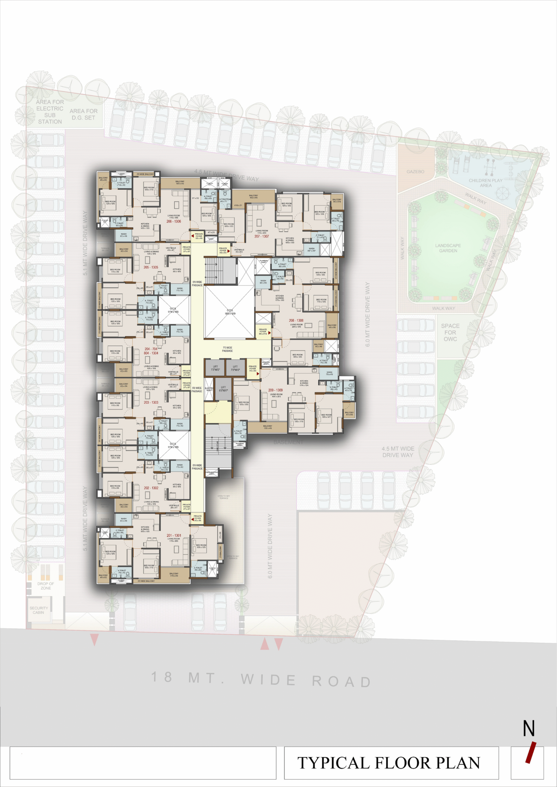 TYPICAL FLOOR PLAN 