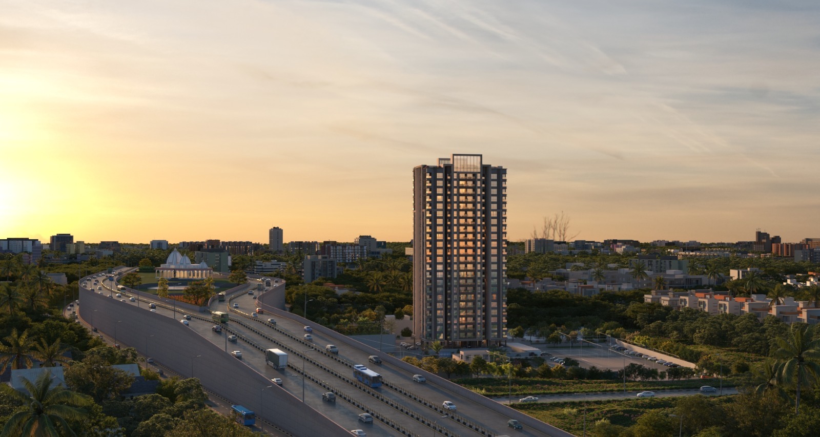 Santiago Genesis 2 3 & bhk flat in charholi