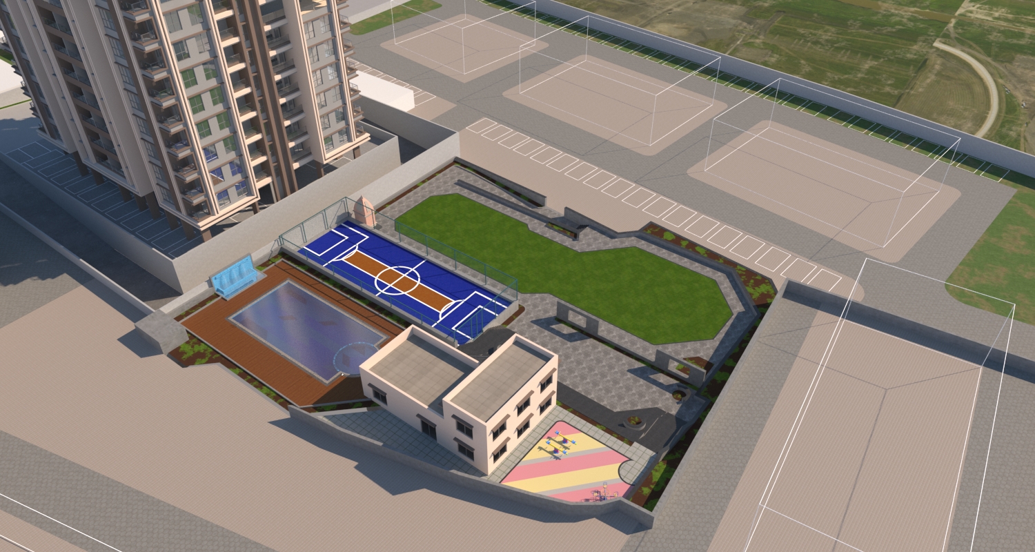 Santiago Genesis 2 3 & bhk flat in charholi