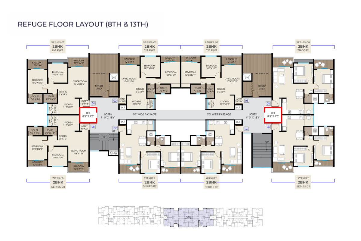 Refuge Floor Layout