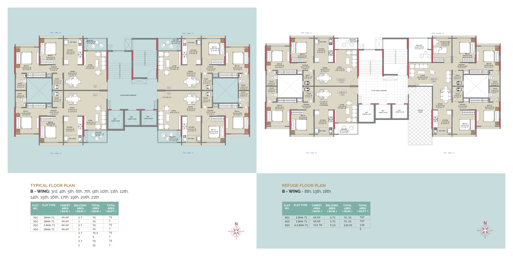 B Wing Floor Plan 